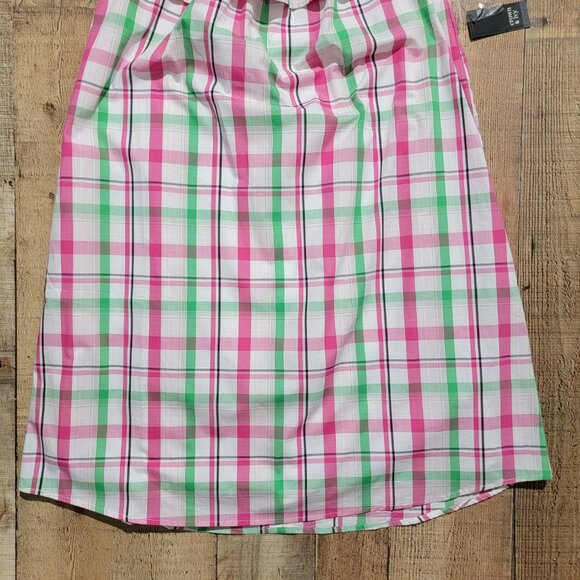 Pretty in Plaid: Crown & Ivy Off-Shoulder Dress - Picture 6 of 15